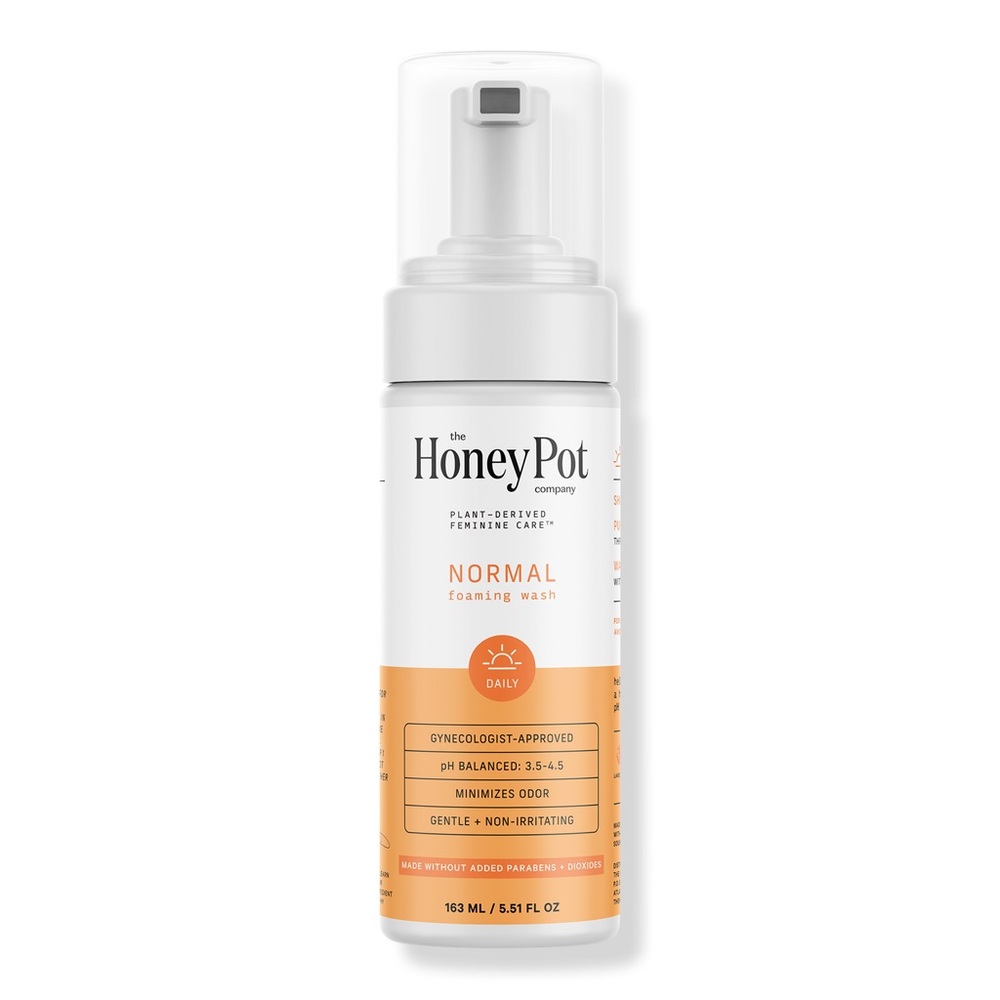 HoneyPot Normal Foaming Wash - Peach & White Bottle